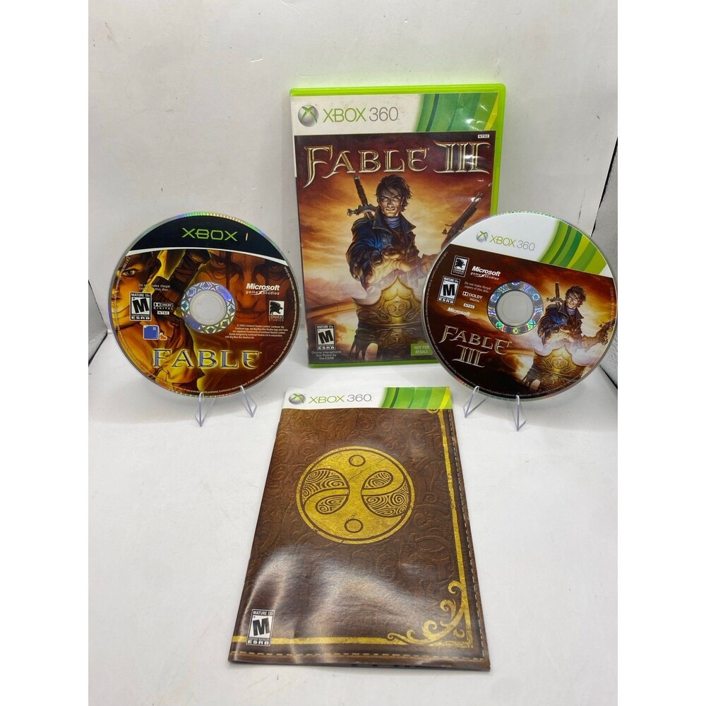 Xbox 360 Fable 1 & 3 Game Bundle WORKING